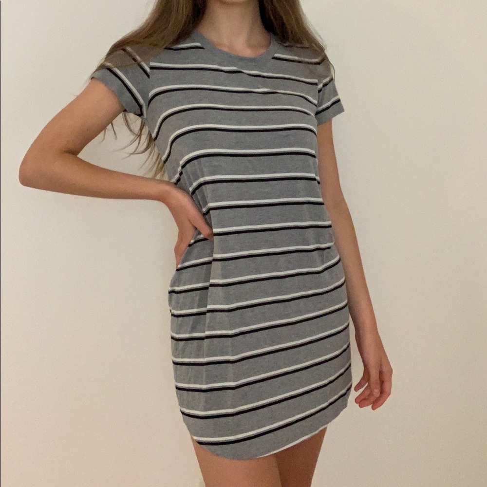 Striped T-Shirt Dress